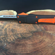 infinity knife black orange