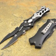 twin folding fantasy knife